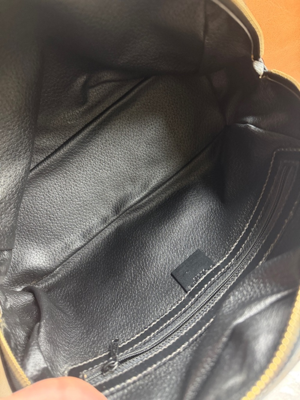 Celine Triomphe Logo Macadam Leather Rare Top Handle Bag - Picture 9 of 10